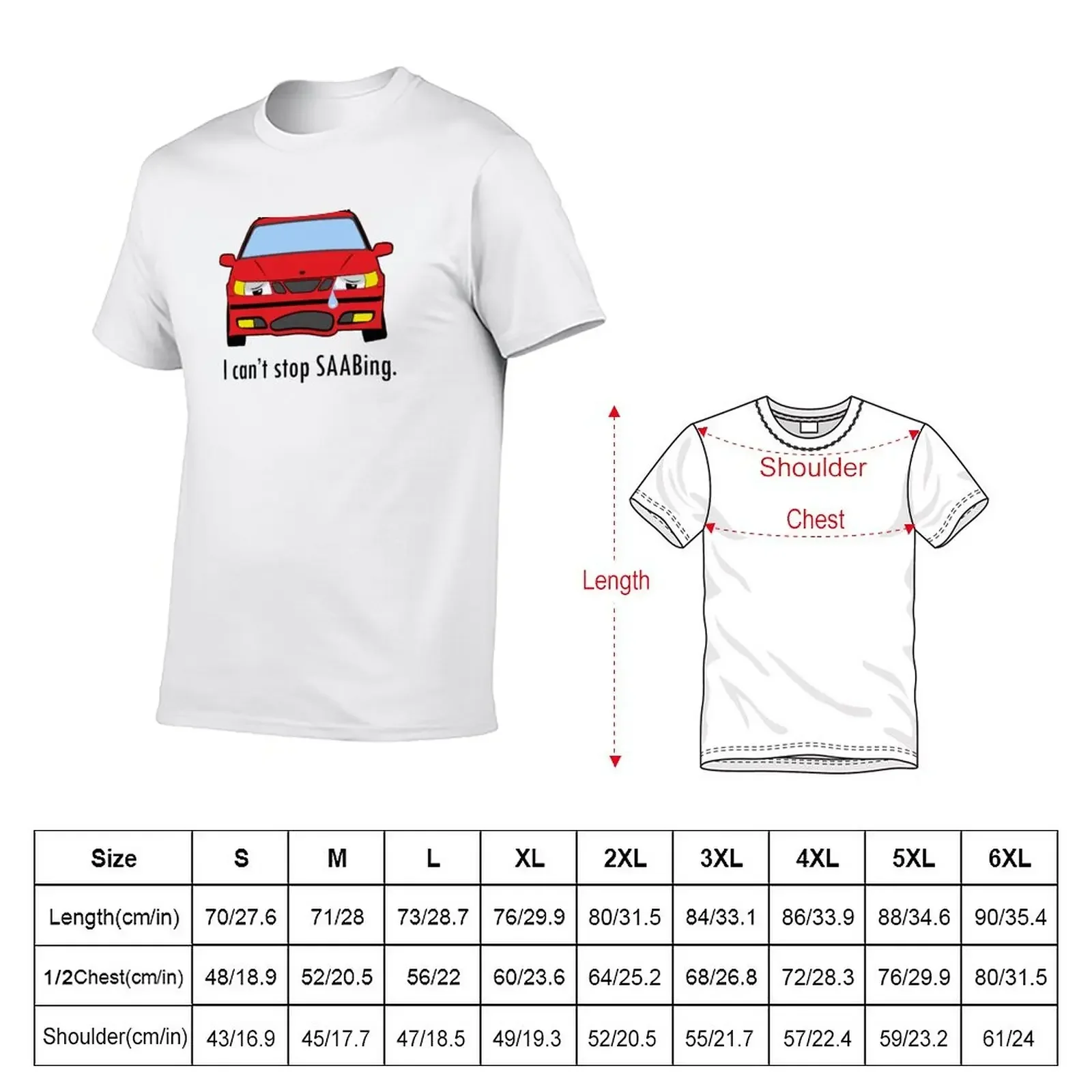 SAAB Story T-Shirt boys animal print anime shirts graphic tees Men's clothing