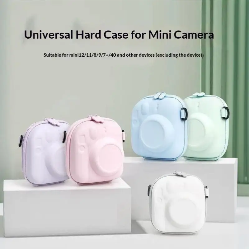 Für Instax Mini 13/12 EVA Universal Hartschalen-Aufbewahrungstasche Kameratasche mit Schultergurt – Detail 8