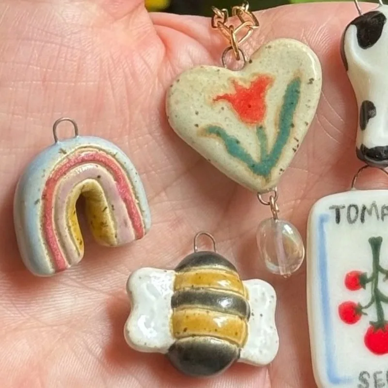 Nuevos lindos patrones de animales manchado vaca cebra tigre loro casa 18K chapado en oro acero inoxidable DIY collar de moda regalo de Navidad