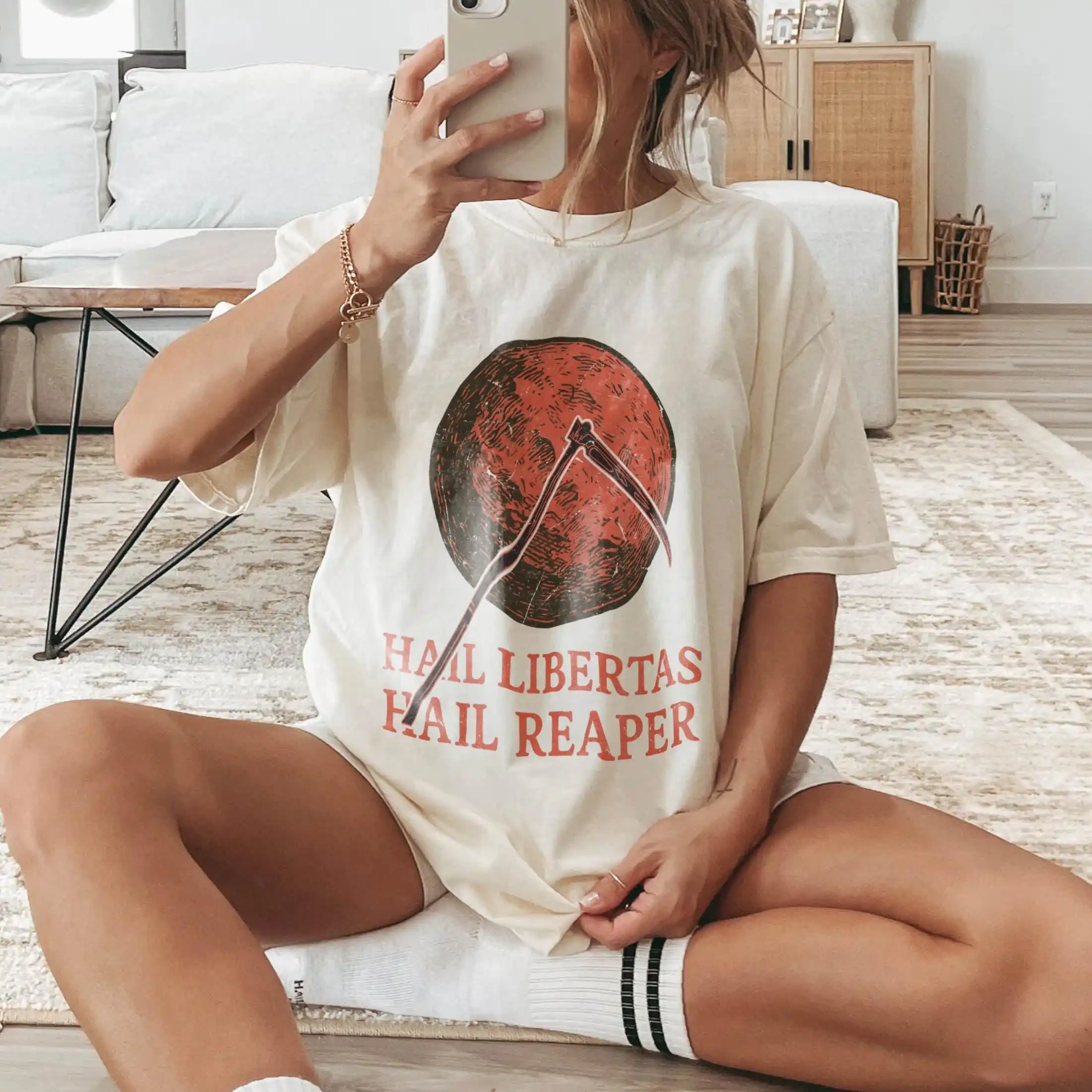 Red Rising Merch, Hail Libertas Hail Reaper, Book Lover Tshirt, Comfort Shirt Gift Tee T-shirt