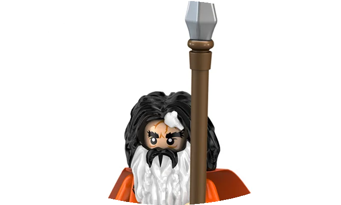 MOC Mittelalterliches Modell Ornamente MOC Herr der Ringe Spielzeug Zwerg Mini-Actionfigur Spielzeug Geschenk Ringwraith Hexenkönig von Angmar Modell 3