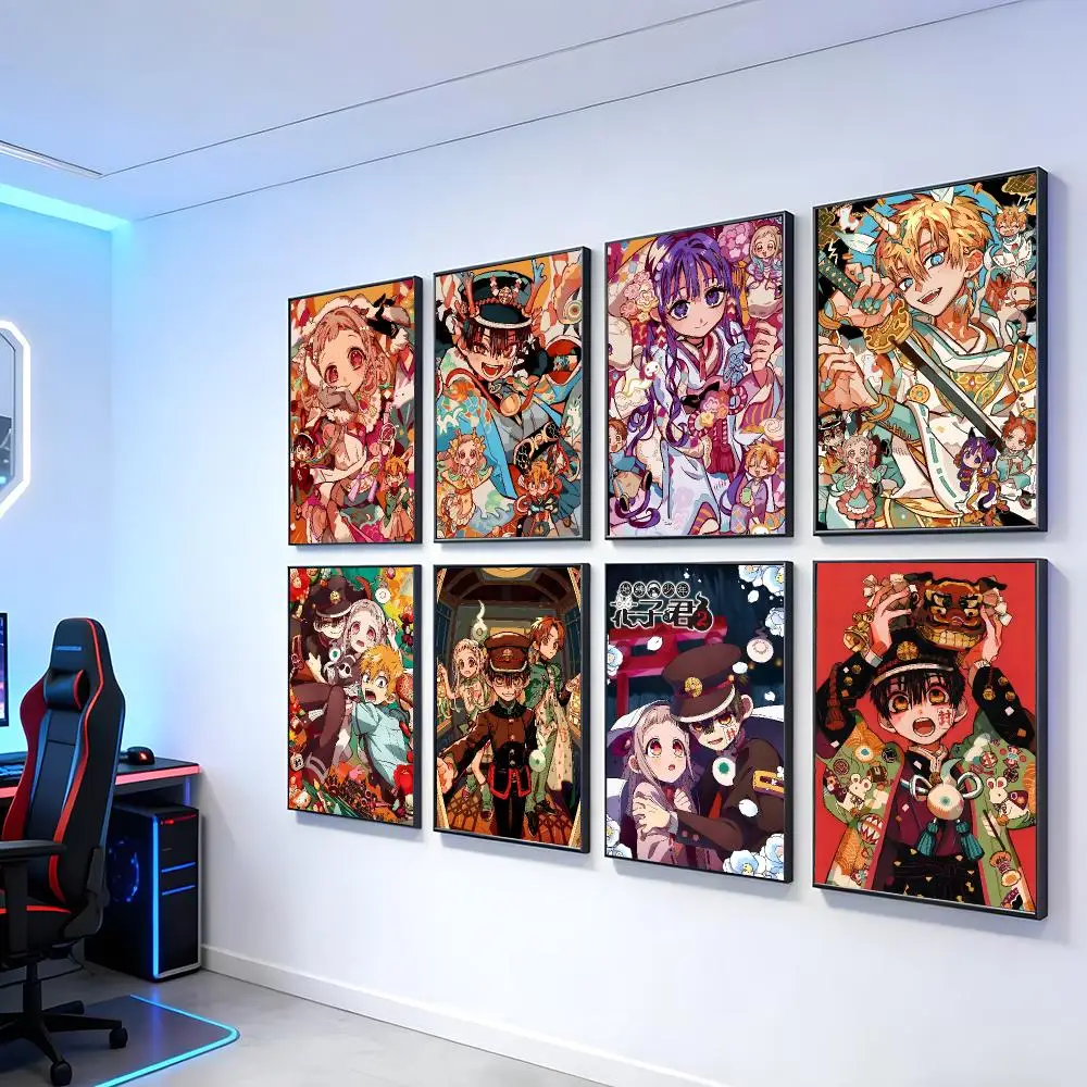 Anime Toilet-Bound Hanako-kun Poster Poster Artistic Stylish Wall Art For Home Office Bathroom‌ Decor Living