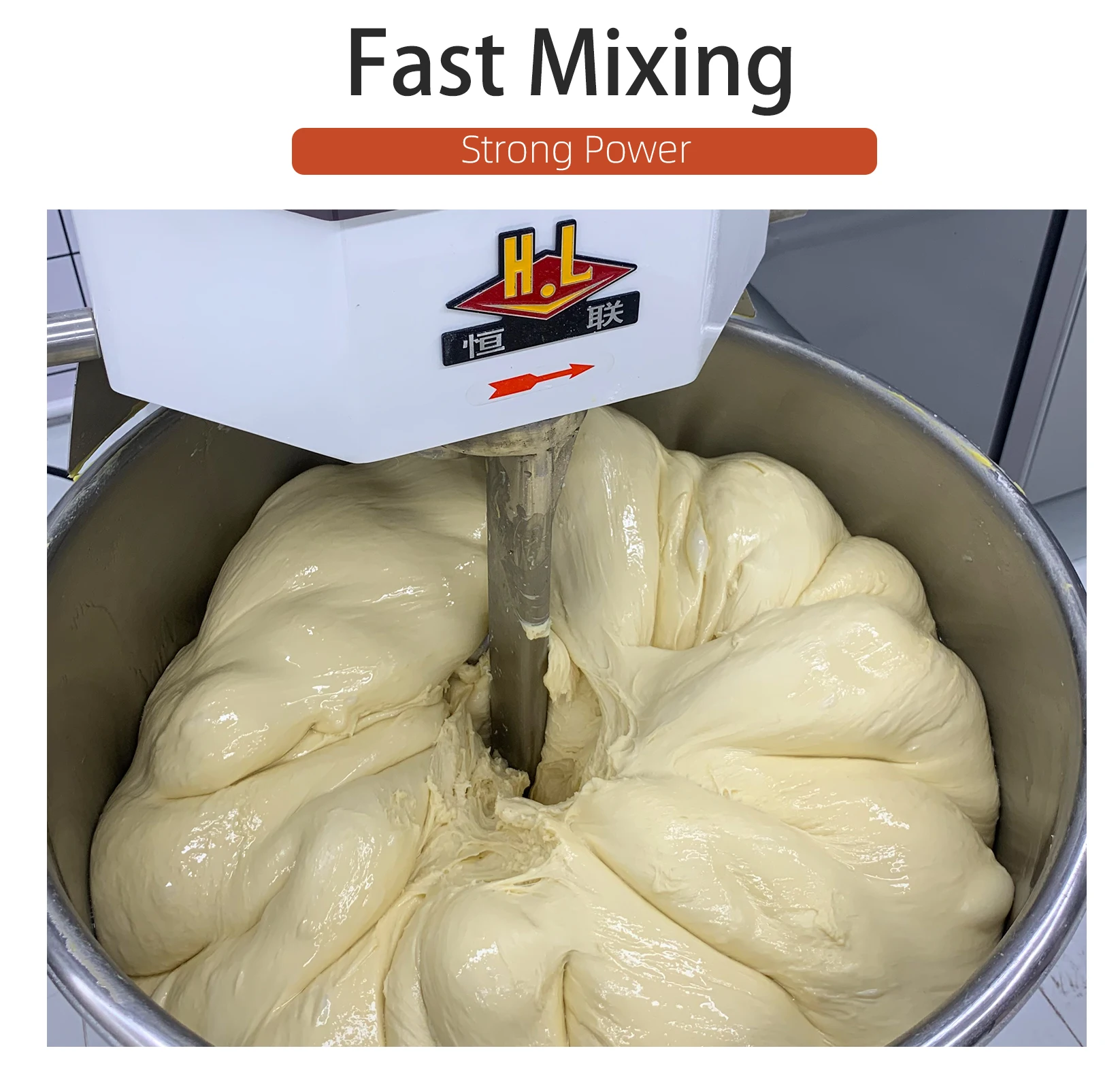 Commercial 304 Stainless Steel Dough Mixer