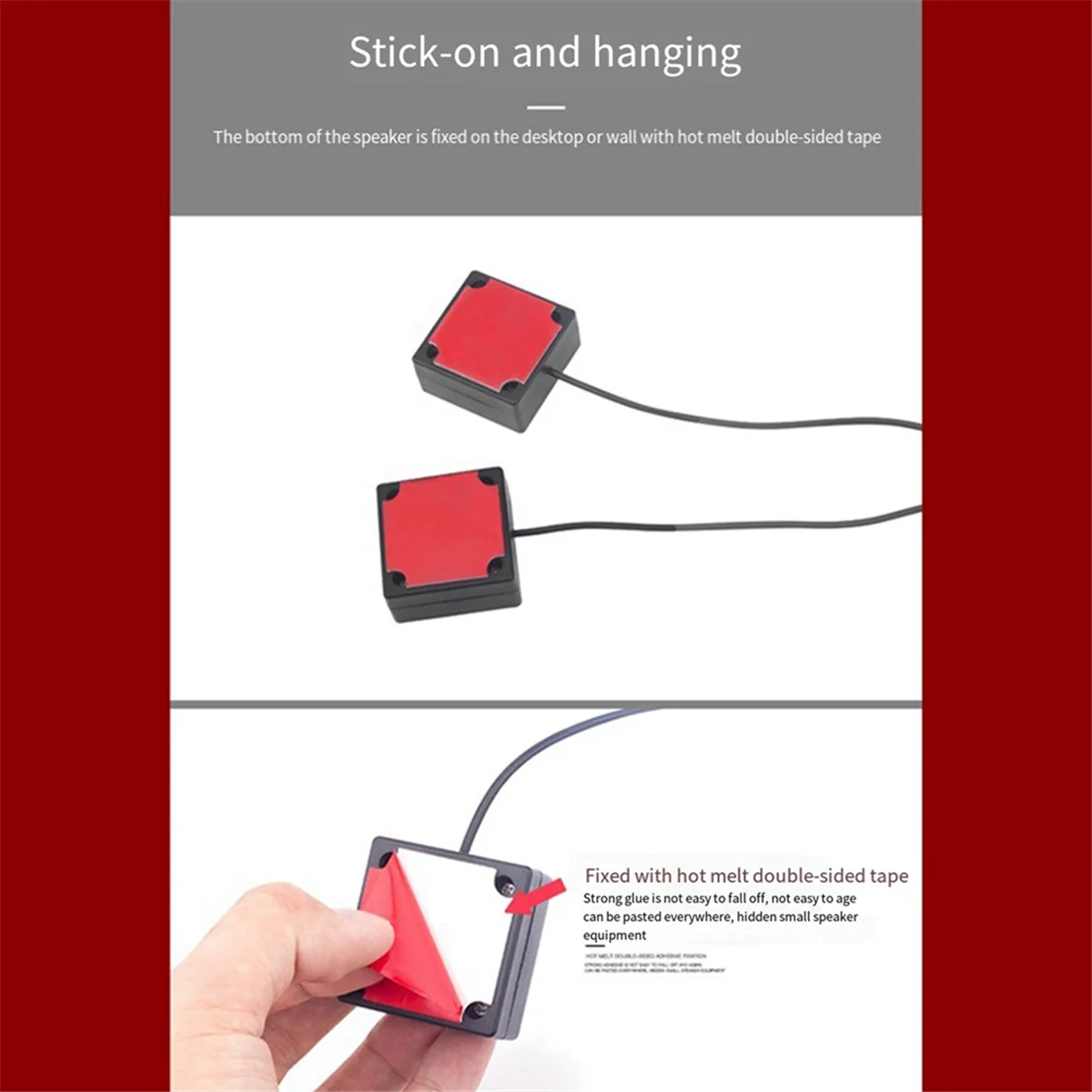 Pasar Monitor sonido externo escritorio ordenador sonido envolvente oculto Mini USB altavoz DIY altavoces de escritorio