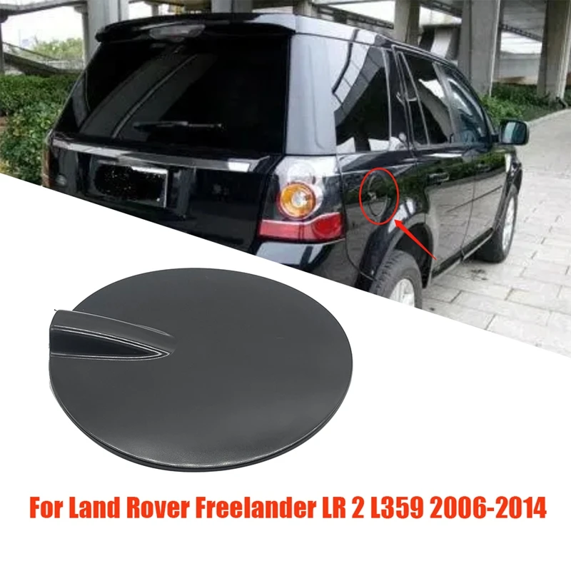 Car Fuel Tank Lid Trim Panel LR002242 For Land Rover Freelander LR 2 L359 2006 - 2014 Primed Fuel Gas Door Caps