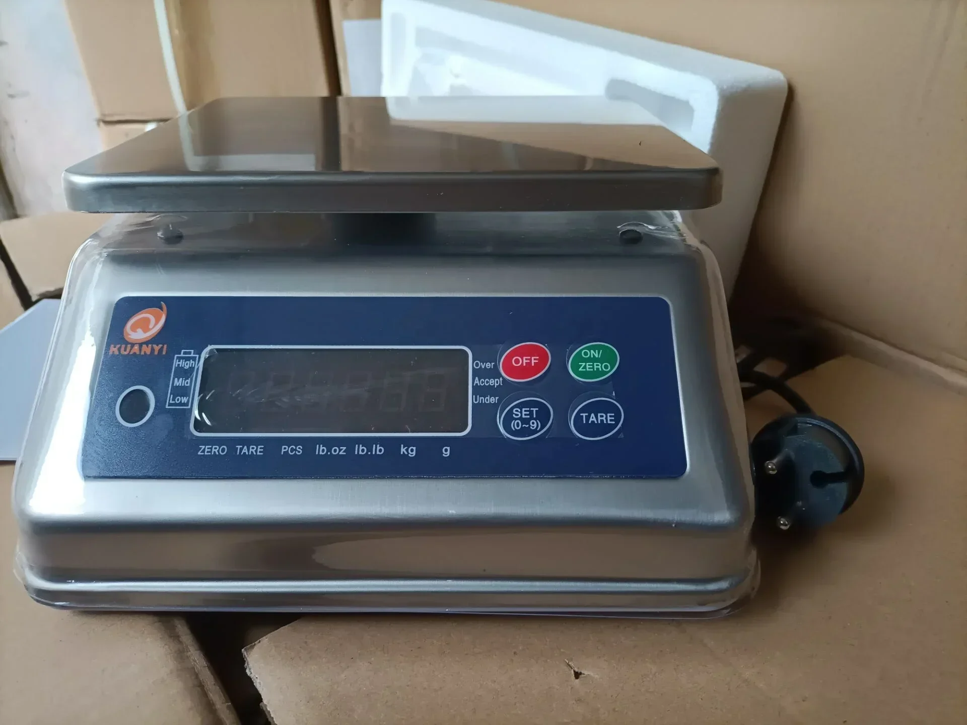 IP68 Waterproof Stainless Steel Digital Weight Scale Super 6 High Precision Digital Weighing Scale for Laboratory Food Weighing