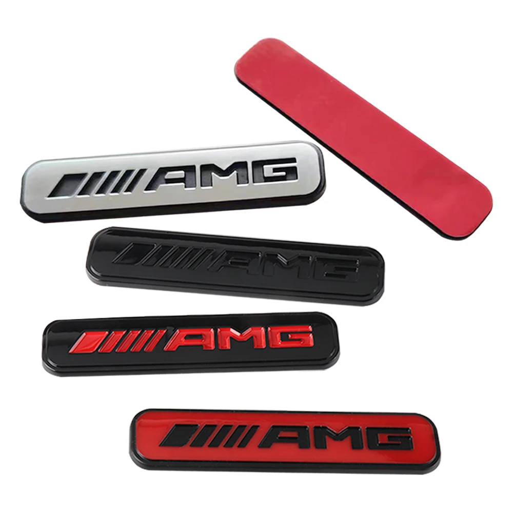 3D ABS Stying Car Body Fender Trunk Badge Sticker For Mercedes Benz AMG W124 W169 W176 W212 W204 W205 W210 W211 C200 C300 GLB