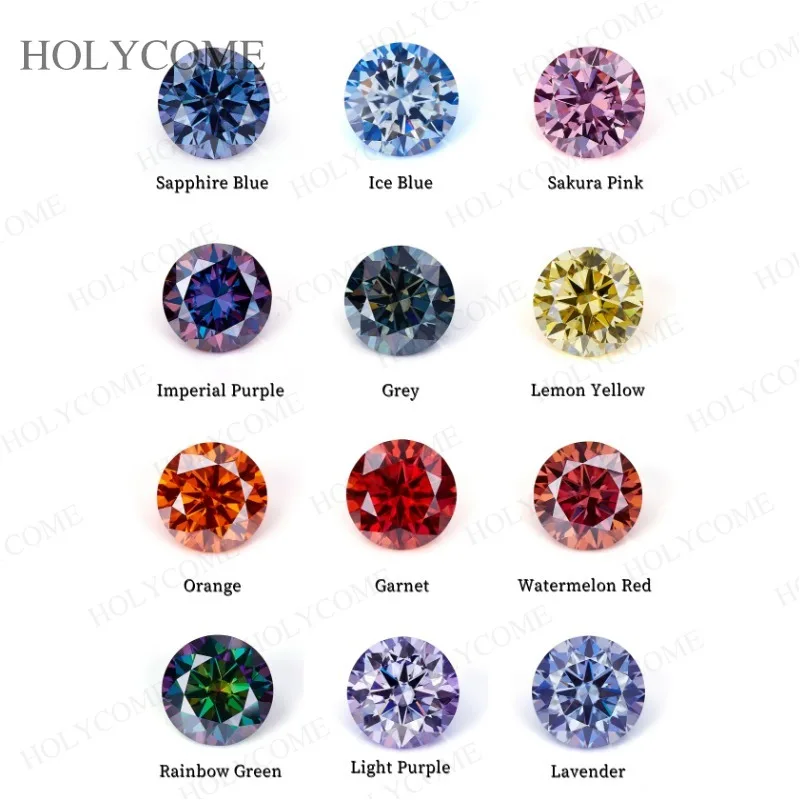 Custom Comparison Chart Kit Set Reference Various Fancy Shapes Gemstone 5A Cubic Zirconia Diamond Carat Sizes for Jewelry Store
