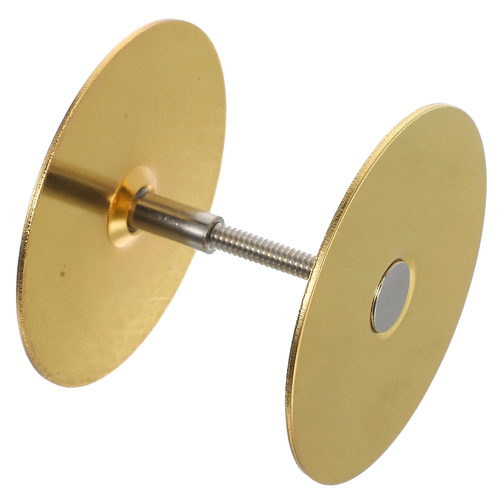 

1 Set Door Hole Cover Plate Round Deadbolt Filler Stainless Steel Heavy Duty For Wood Metal Doors Vintage