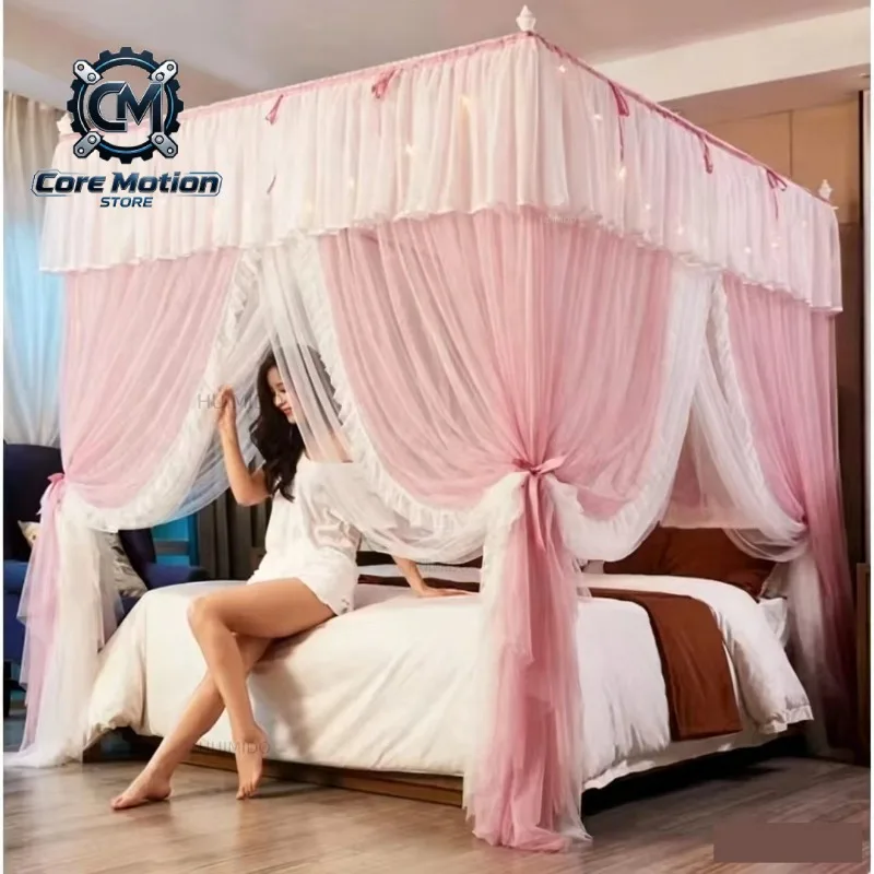 Double-layer Yarn Single Mosquito Net Does Not Contain Brackets. Those Who Sell Mosquito Nets Alone Do Not Need Brackets.
