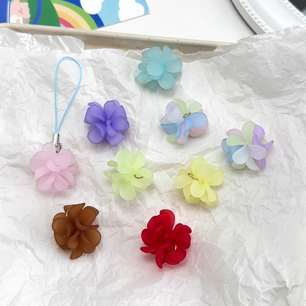 

Сердечный дизайн 100 шт. 24*24 мм DIY кулон/аксессуары для ключей/форма цветка/ручная работа/ювелирные аксессуары/акриловые подвески