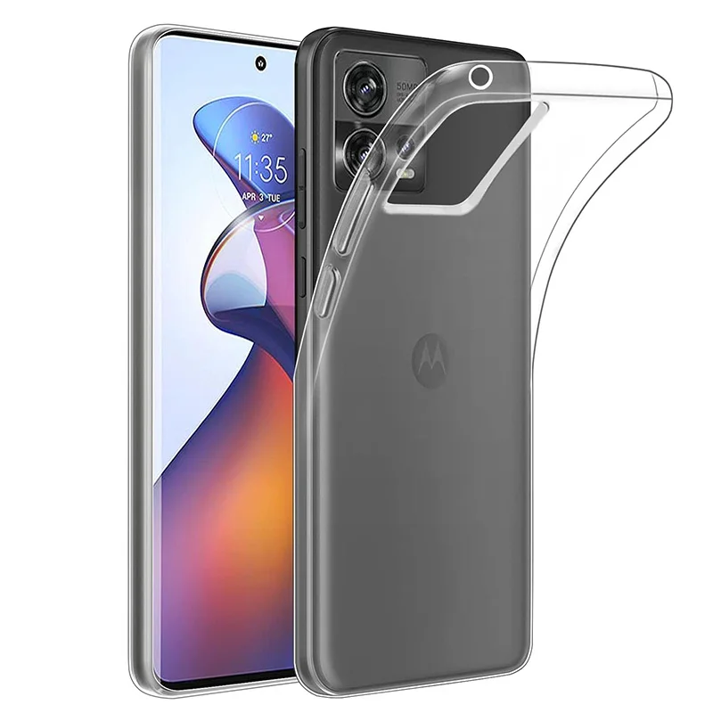 Crystal Ultra Thin Clear TPU Soft Case for Motorola MOTO Edge 50 Fusion 40 Neo 30 Pro Transparent Back Cover Shell Fundas