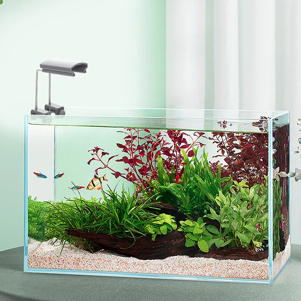 

2Pcs Aquarium Light Stand Heavy-Duty Adjustable Tank Mount Bracket for Rimless Rimmed Fish Tanks Up to 0.9 Inch Thick LED Plant