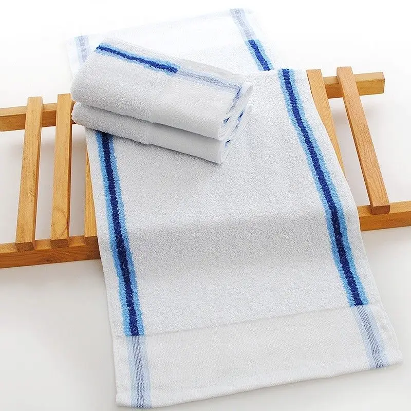 Face Towel Simple Cotton Lint-free Wholesale Wash Bathroom Hotel Shower Home Textile Household Absorbent Quick Dry 33x72cm New