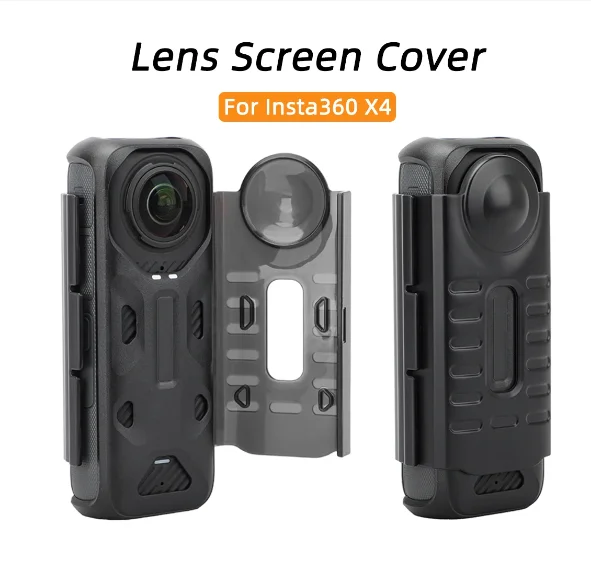 

Sunnylife For Insta360 X4 Lens Screen Cover Accessories Camera Anti-scratch Silicone Protective Shell Insta 360 X4 Lens Screen