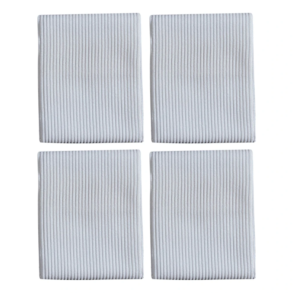 

4pcs Fiber Antibacterial Dish Cloths Wiping Rags For Kitchen Cleaning Towels Multipurpose Reusable Lightweight Scratch