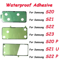 5Pcs，Tape Waterproof Battery Cover Glue For Samsung S23 S21 S20 Ultra S21 Fe S21 Plus Back Cover Adhesive Rear Housing Sticker