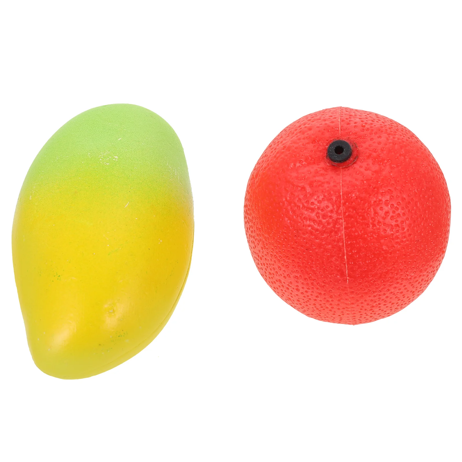 2 Pcs Instruments for Adults Simulated Fruit Sandbox Musical Shaped Percussion Abs Shakers