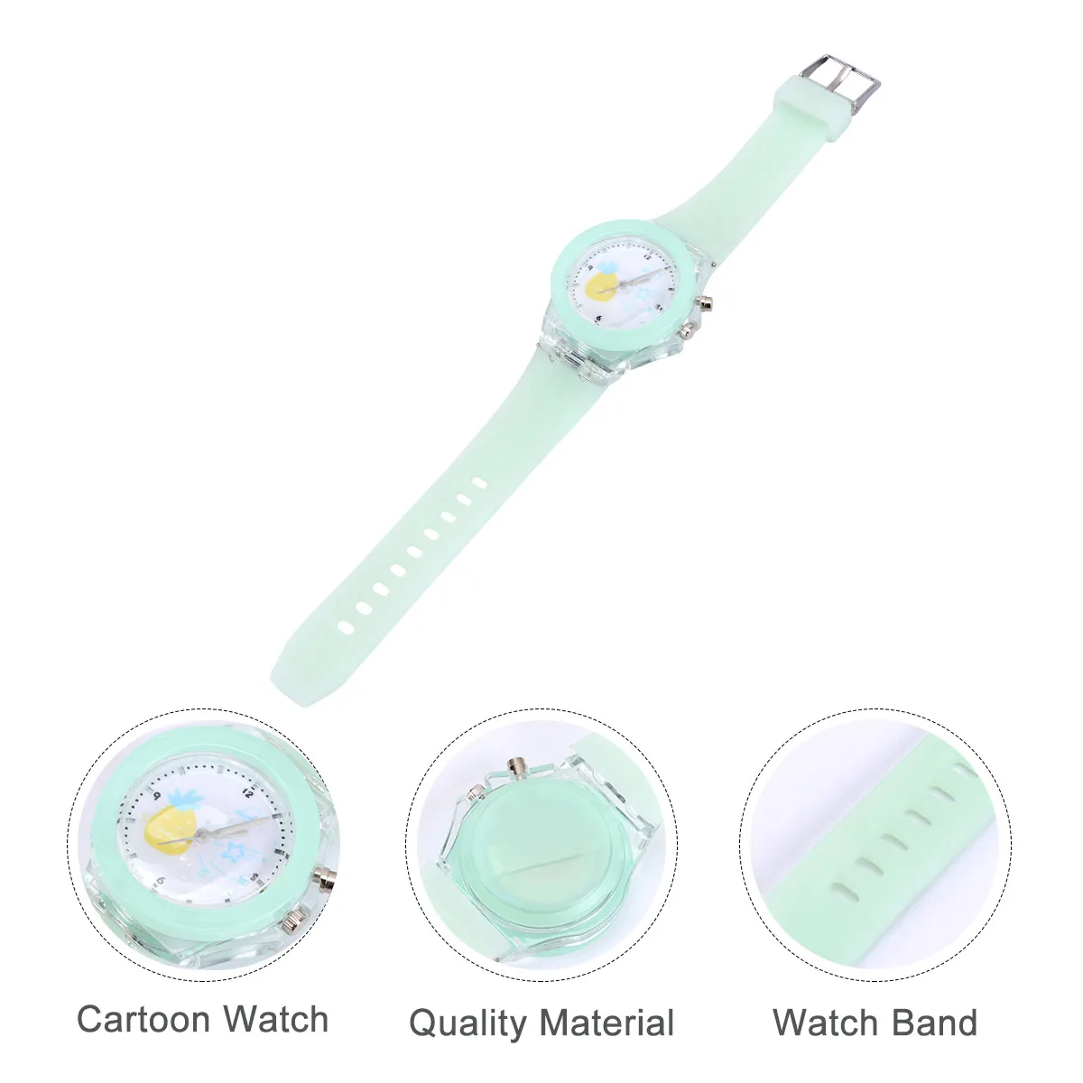 

Прекрасные светящиеся наручные часы с подсветкой, прочный удобный подарок для студентов, креативный дизайн, подходящий к любой одежде