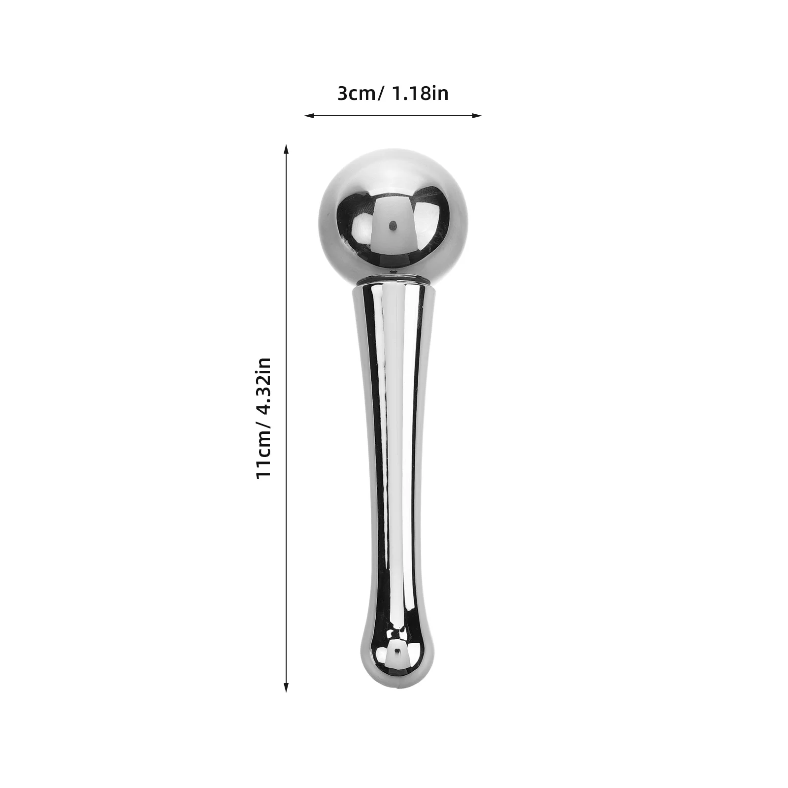 Globo de hielo, rodillo Facial giratorio de acero inoxidable, masajeador Facial refrescante, reducción de hinchazón, cuidado de la piel, rodillo para ojos