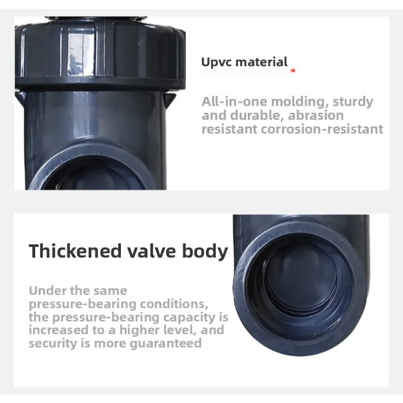 Valve for The Drain Pipe At The Bottom of The Fish Tank, PVC Sound-absorbing Valve, Fish Tank Noise Reduction Adjustment - view 4