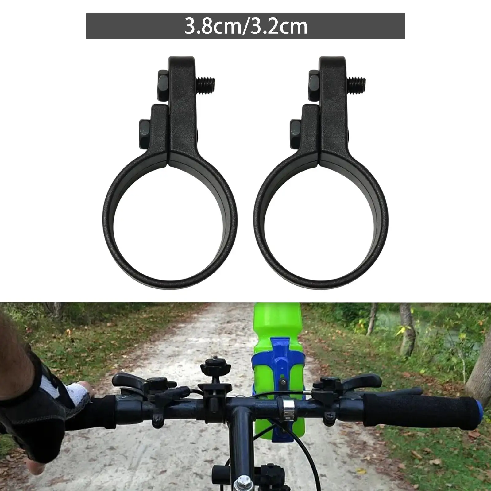 Bike Fenders Frame Replacement Part Secure Fork Mounting Clamp Adapter Easy Install for Commuter Road Mountain Bicycle