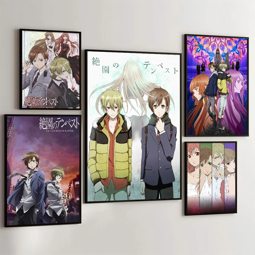 Blast Of Tempest Movie Sticky Posters Whitepaper Sticker DIY Room Bar Cafe Posters Wall Stickers