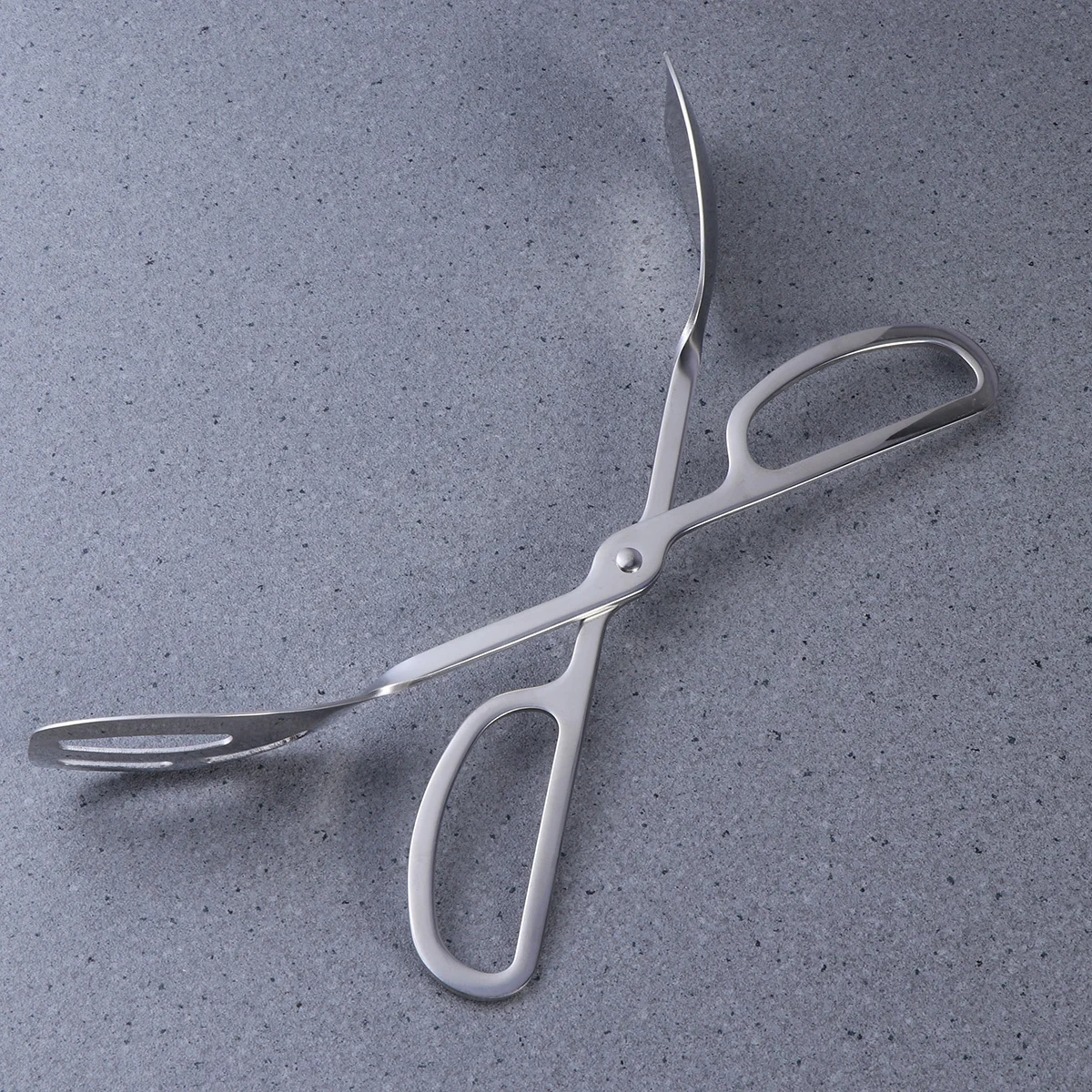

2Pcs 304 Stainless Steel Tongs Mirror Finish Ergonomic Design Heat Resistant Salad Bread Steak Bbq Bar Party Clip