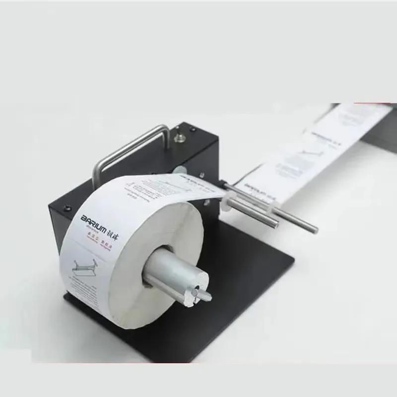 Automatic Label Rewinder, Barcode Label Two-way Rewinder, Self-adhesive Sticker Rewinding Machine AC 100-240V.