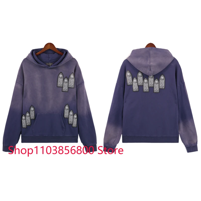 Embroidery Patchwork WHO DECIDES WAR Hoodie High Quality Wash Water Do Old Fashionable Men Women Cotton Hoody Sweatshirts