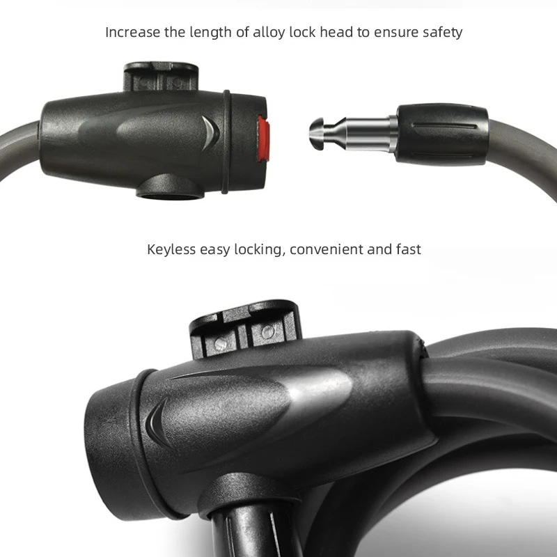 Convenient Lightweight Reliable Bike Security Long-lasting Lock For Bikes Innovative Swift Versatile High-quality Bike Lock