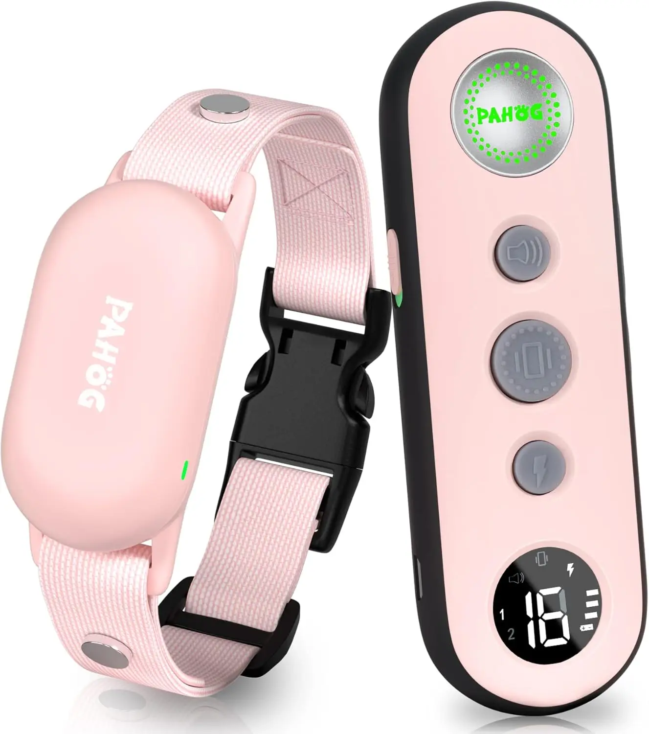 

Waterproof Dog Shock Collar, 1000FT Remote, Rechargeable, 3 Modes (Beep/Vibration/Safe Shock) for Dogs 8-120 Lbs