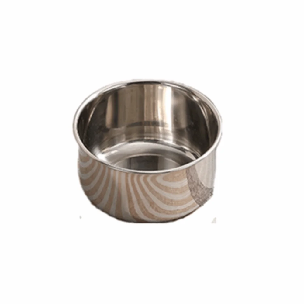 Anti-Tipping Stainless Steel Cat Bowl with Stand Sturdy High Foot Dog Feeder Rust Proof Fall-Resistant Elevated Cat Food Bowl