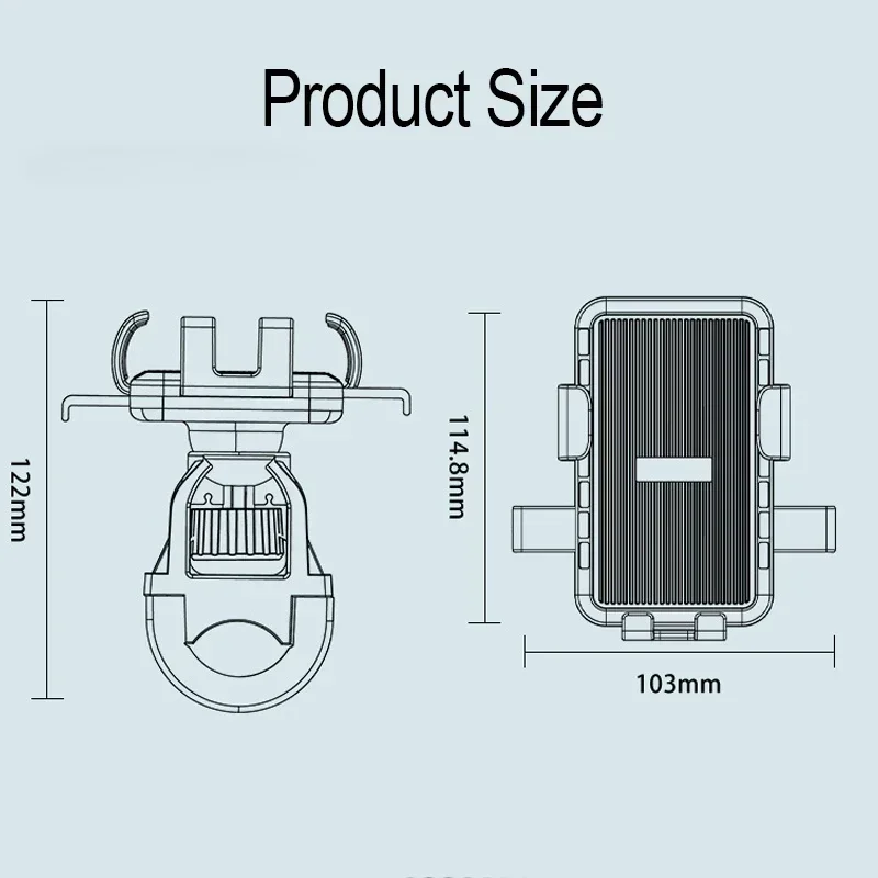 VIKEFON-حامل الهاتف المحمول للدراجات النارية والدراجات ، حامل مقود لجهاز iPhone ، مركبة كهربائية ، سكوتر ، ركوب الدراجات ، الجبل ، الهاتف