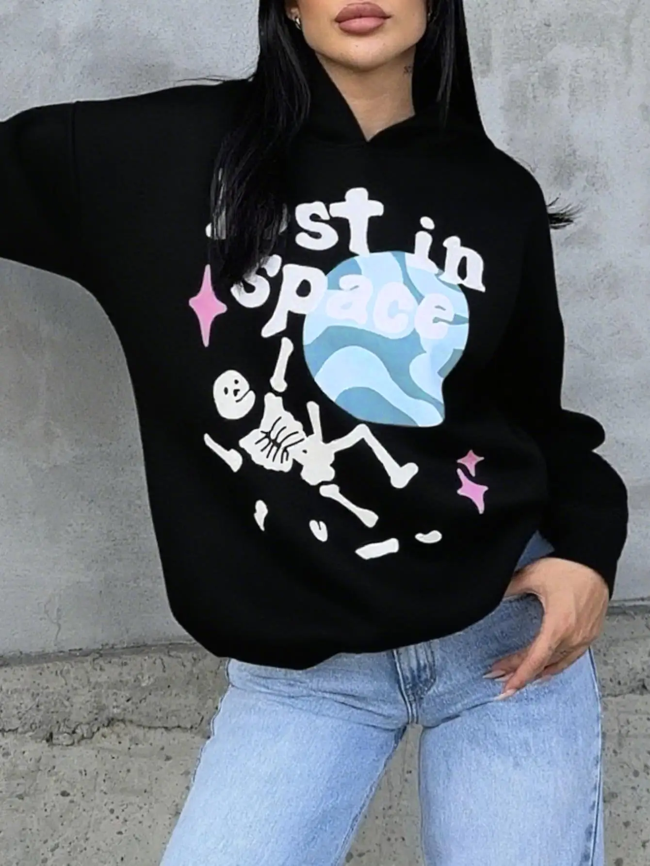 Europe et amérique automne pulls à capuche décontractés Style de rue surdimensionné femmes vêtements y2k vêtements tenues de Club pour 2025