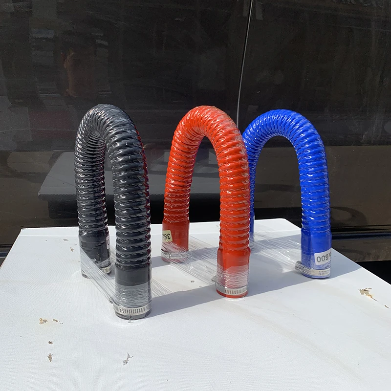 ID30-100mm Length 400mm-700mm Silicone Flexible Hose Air Intake Pipe Radiator Tube High Pressure Temperature Rubber Joiner