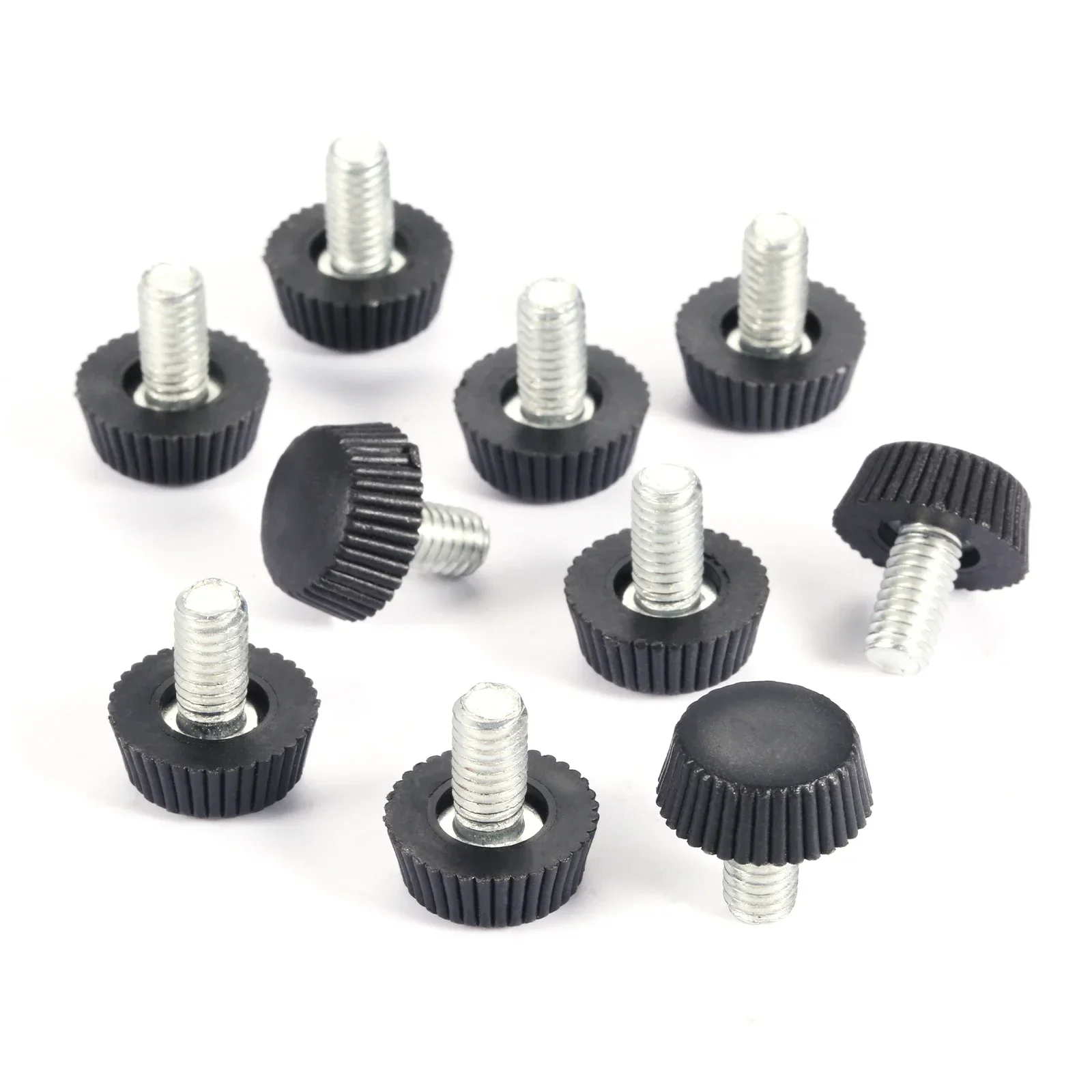 10pcs/set Adjusting Furniture Feet M6*10mm Screw Leveling Height Pad Balance Table Ped Chair Leg Sofa Protect Floor Anti-Slip