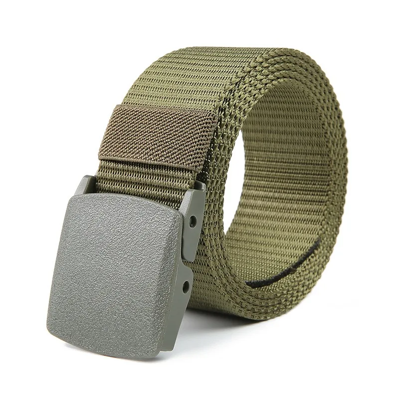 Ceinture de sport en toile automatique pour hommes et femmes, ceinture en nylon multifonctionnelle pour la chasse en plein air, 110 cm, 120 cm, 130