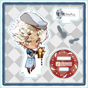 New Anime Psychedelica of the Ashen Hawk Game Acrylic stand accessaries Cartoon funny cut Friends Fans Gifts