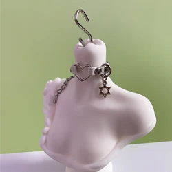 Collar con forma de corazón para muñeca BJD, Gargantilla en forma de corazón, accesorios diarios para muñecas, 1/6, 1/4, 1/3