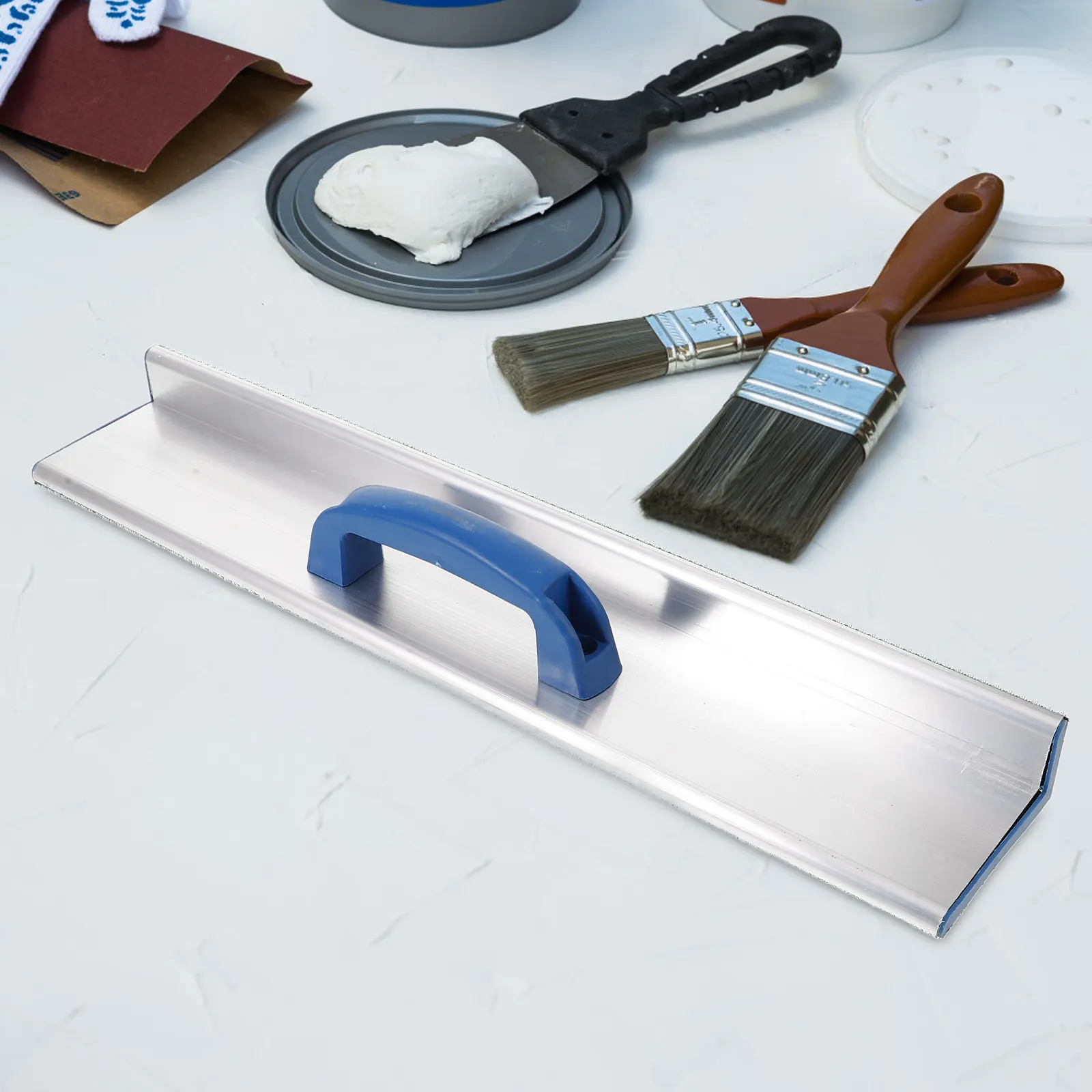 Sandpaper Holder Handheld Woodworking Sanding Tool Manual Polishing Extended Corner Frame Drywall Sanding Accessory Sandpaper