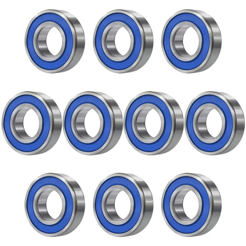 10pc MR105 2RS 5*10*4mm Miniature Hobby Electric RC Car Truck Blue Seals Bearings MR74 MR85 MR95 MR106 MR126 MR128 MR148 6700