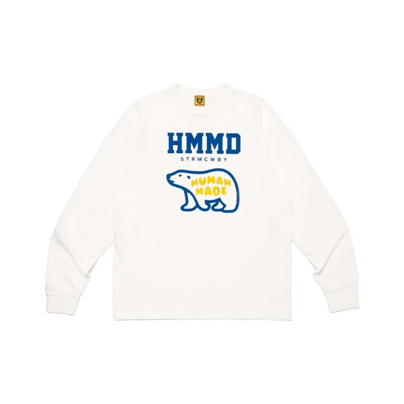 2026 Human Made L/S Tee Relaxed Fit Couple Matching Casual Streetwear Top