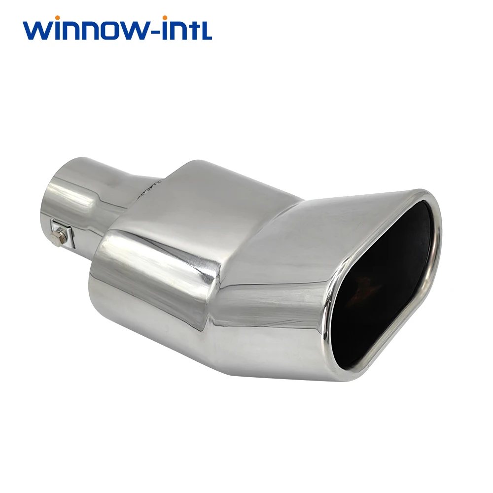 1Pcs Universal Square Exhaust Muffler Tip 2.48\