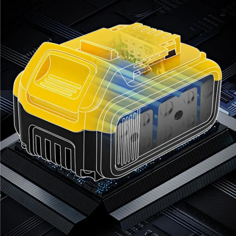لبطارية ديوالت 20 فولت 6.0Ah DCF850 DCB200 DCB184 بطارية ليثيوم متوافقة مع جميع أدوات الطاقة ديوالت من 18 فولت/20 فولت
