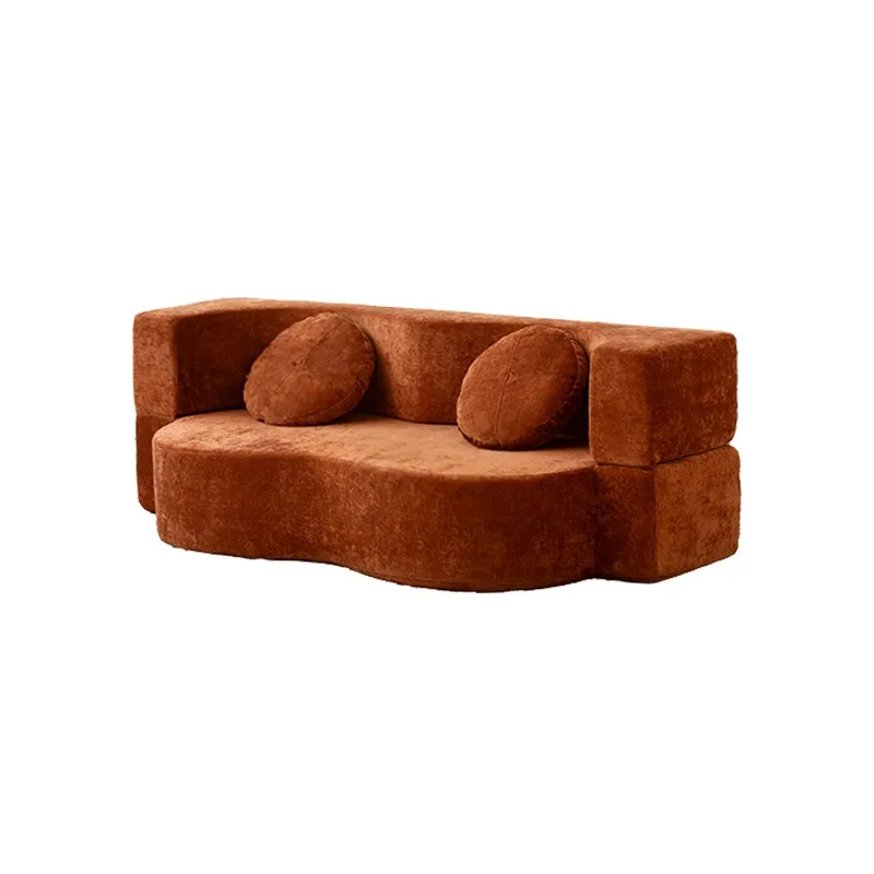

Vacuum compression sponge sofa retro double sofa living room bedroom