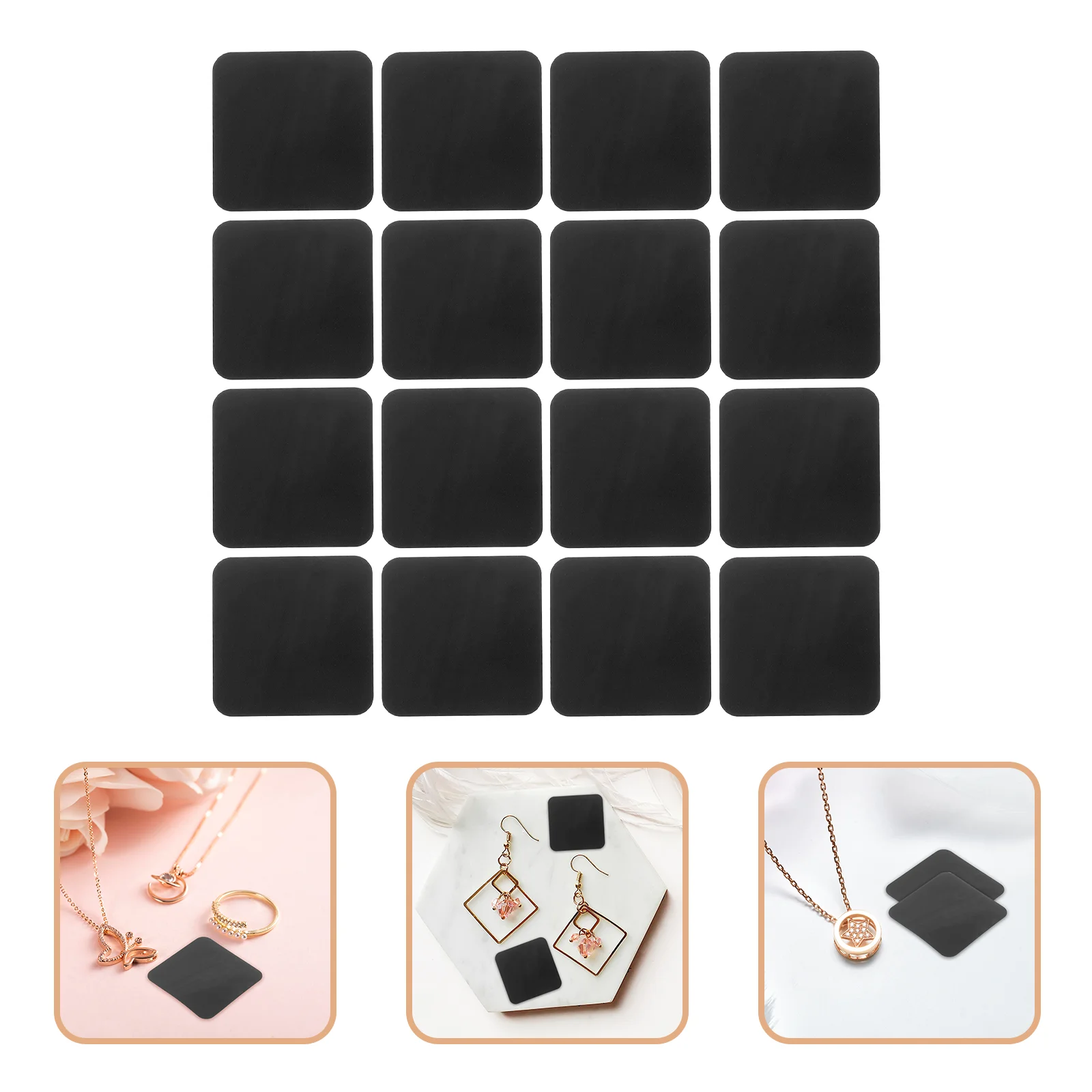 Anti Tarnish Jewellery Storage Square Anti-Oxidation Paper Labels Jewelry Strips Intercept