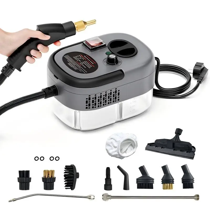 

2500W Handheld Steam Cleaner,Portable Car Steamer For Auto Detailing,High-Temperature and Pressure Steam Cleaner For Home, Steam