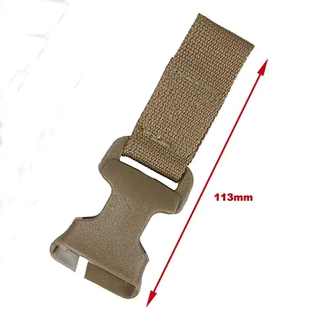 TMC3129-BK/DE Molle Sports Vest Multifunctional Connecting Buckle Set Black/De Connective Strap for Outdoor Gear