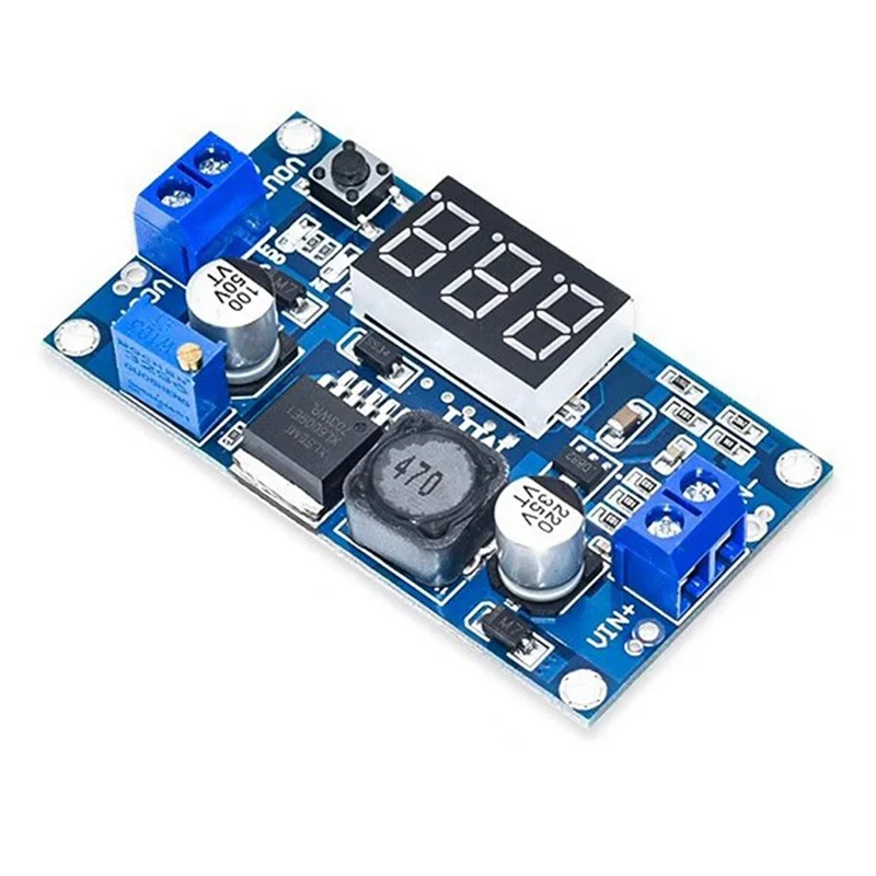 BAAG-2Pcs XL6009 DC-DC Booster Module Adjustable Step-Up Boost Converter Module DC-DC 4.5V-32V To 5V-35V 4A Step-Up Module